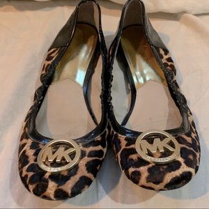 Michael Kors calf hair flats